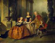 Lancret Nicolas Scene from the Tragedy Le Comte dEssex by Thomas Corneille  - Hermitage